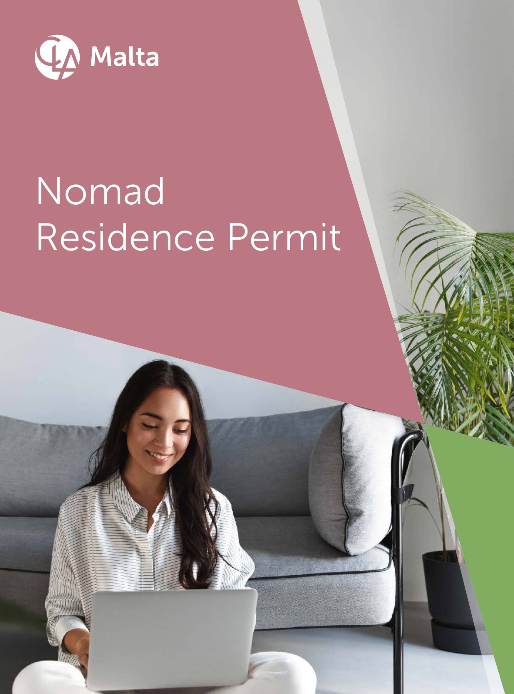 Woman working on laptop at home.